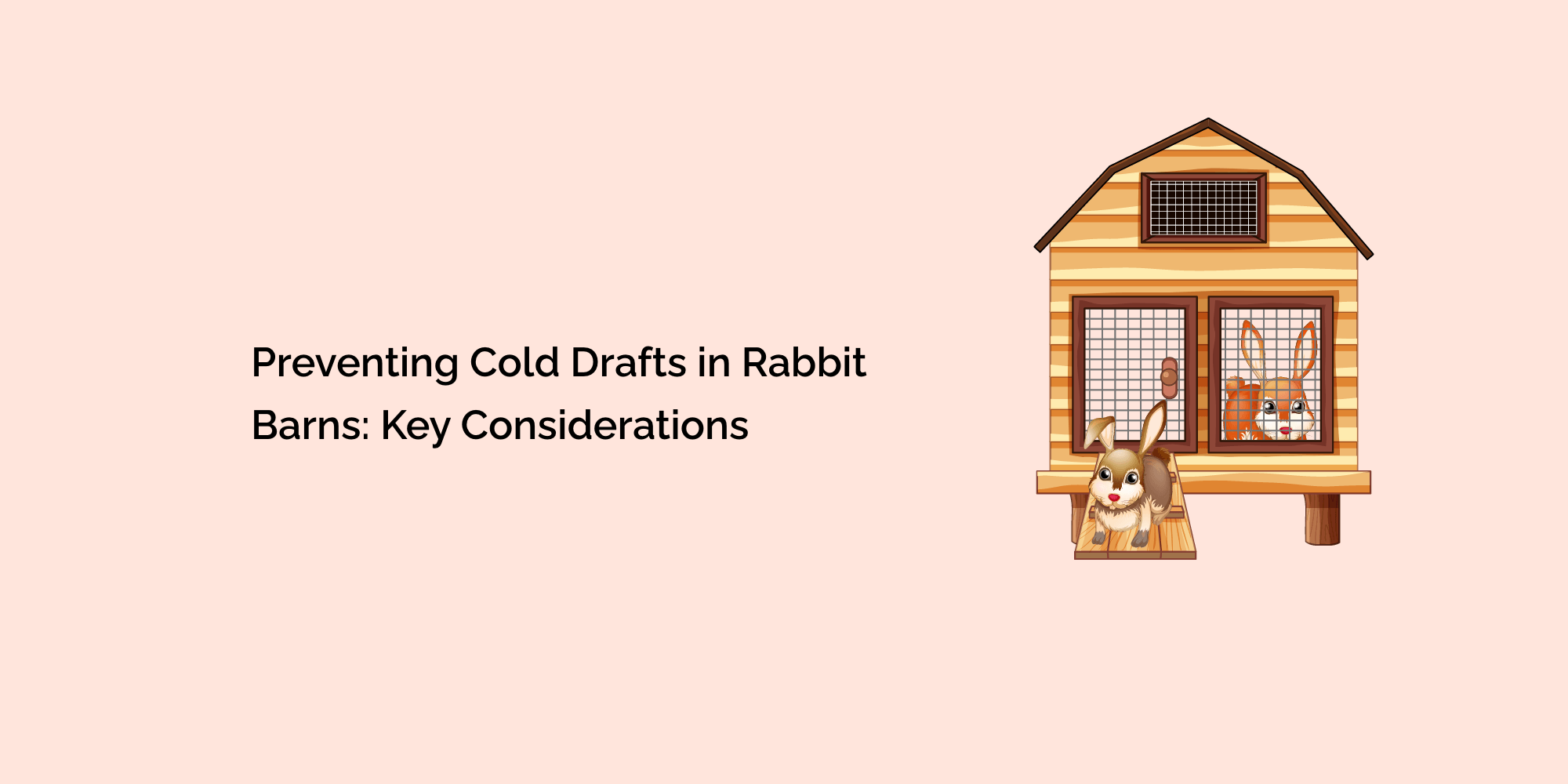 Preventing Cold Drafts in Rabbit Barns: Key Considerations