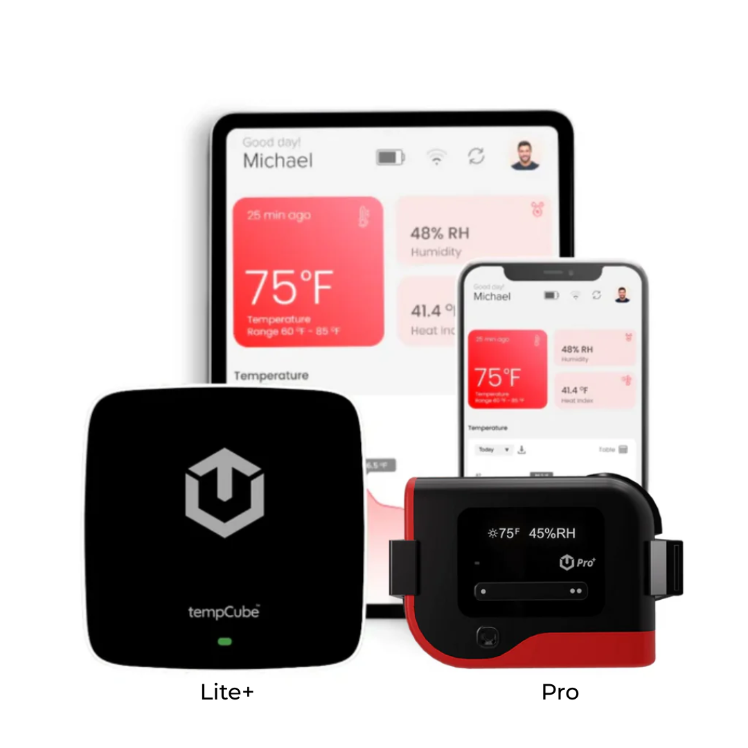 TempCube WiFi Temperature & Humidity Monitor Sensor
