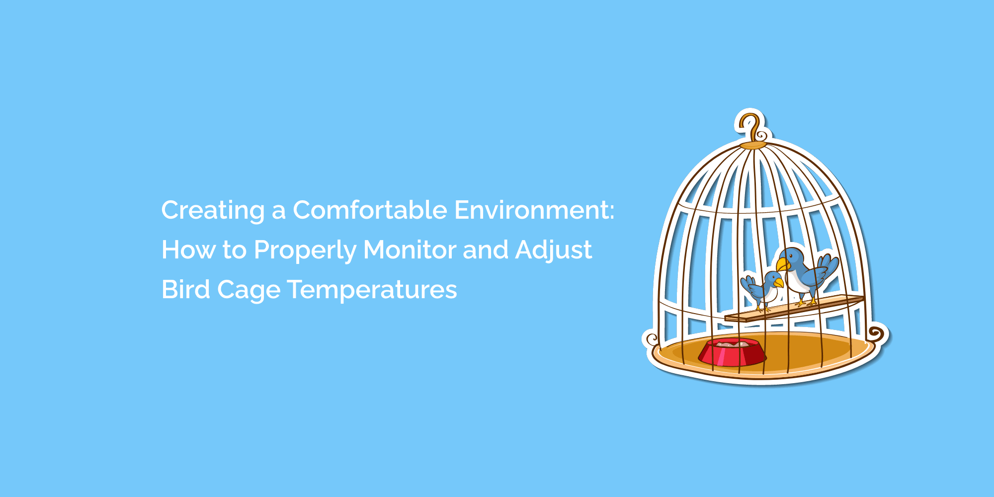 Creating a Comfortable Environment: How to Properly Monitor and Adjust Bird Cage Temperatures