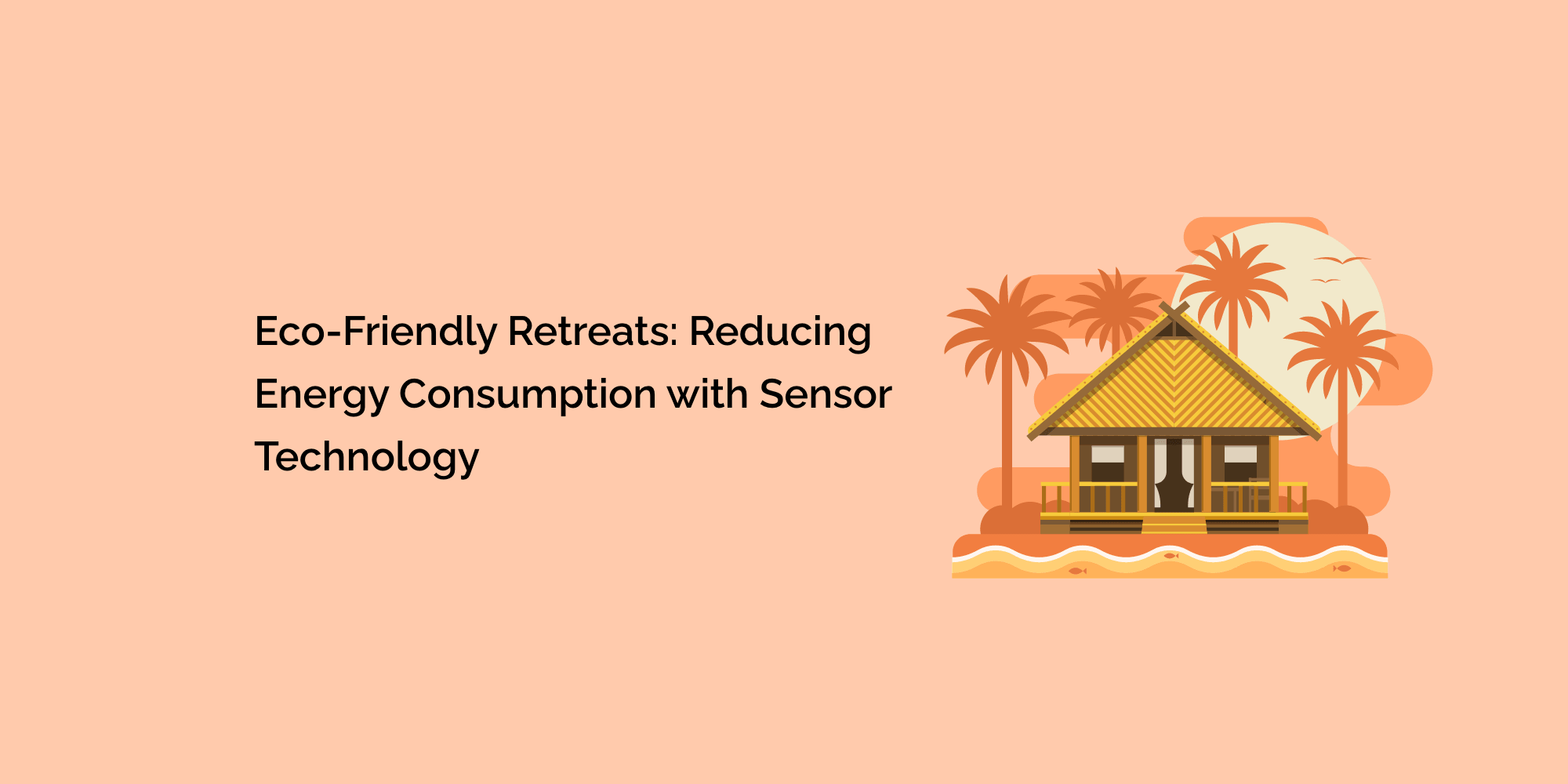 Illustration of Eco-Friendly Retreats