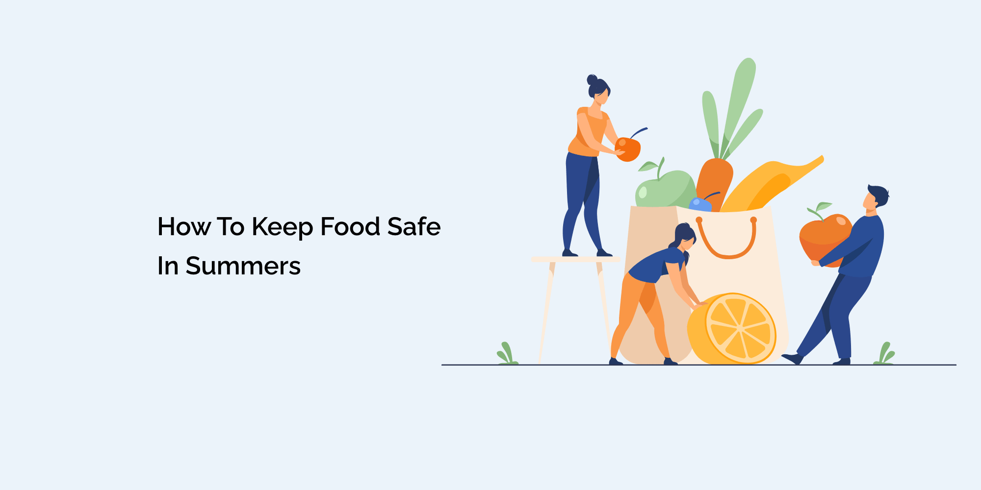 How to keep food safe in summers