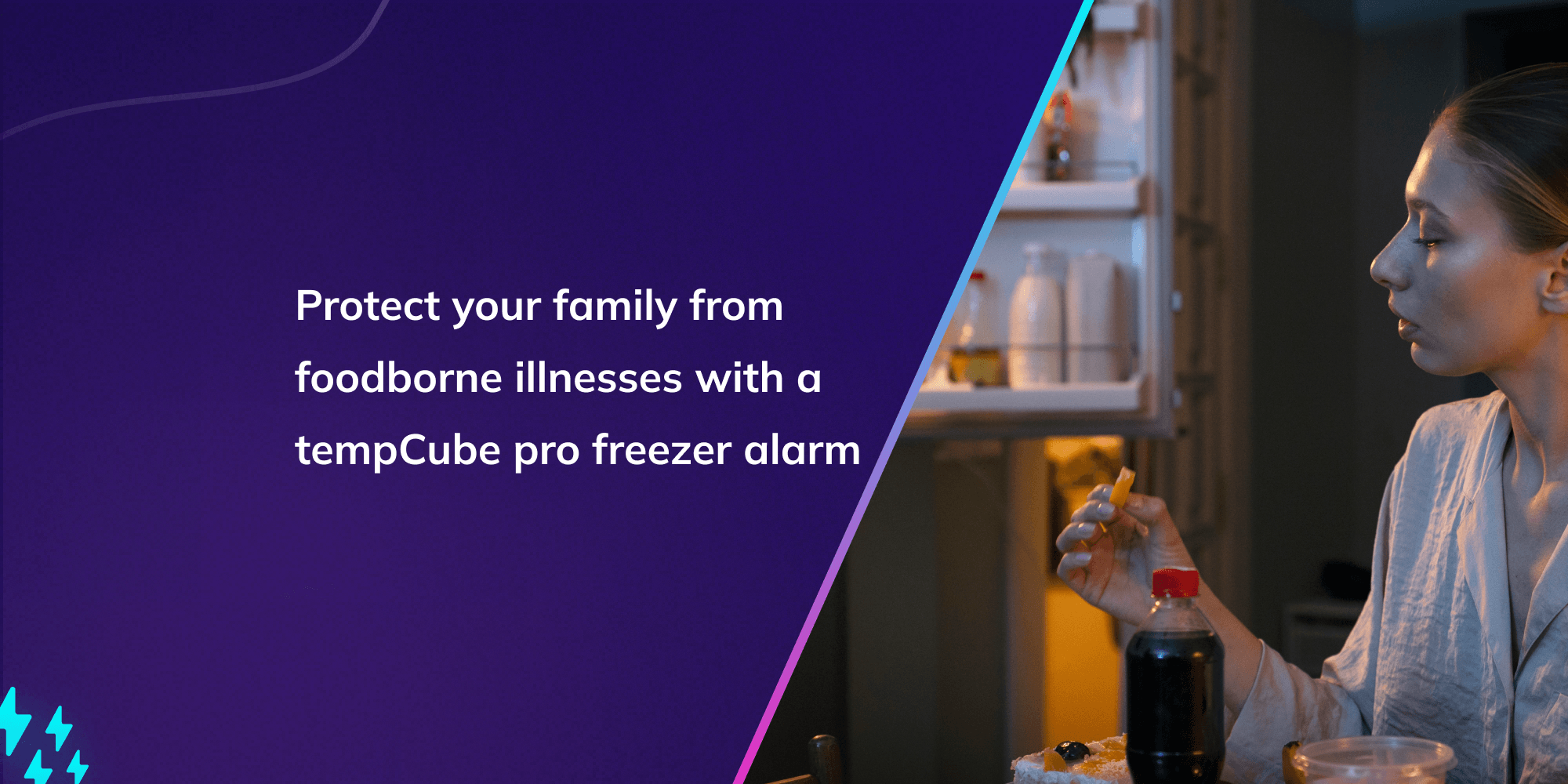 Protect your family from foodborne illnesses with a tempCube pro freezer alarm