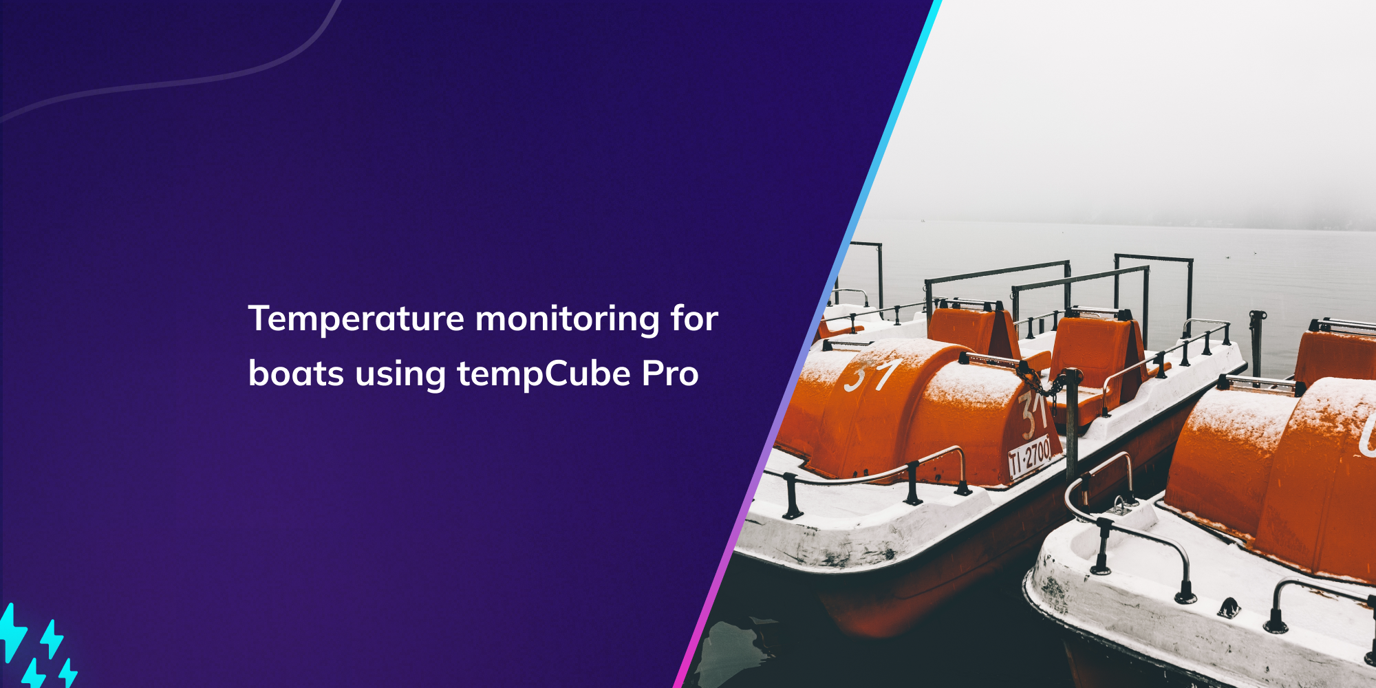 Temperature monitoring for boats using tempCube Pro