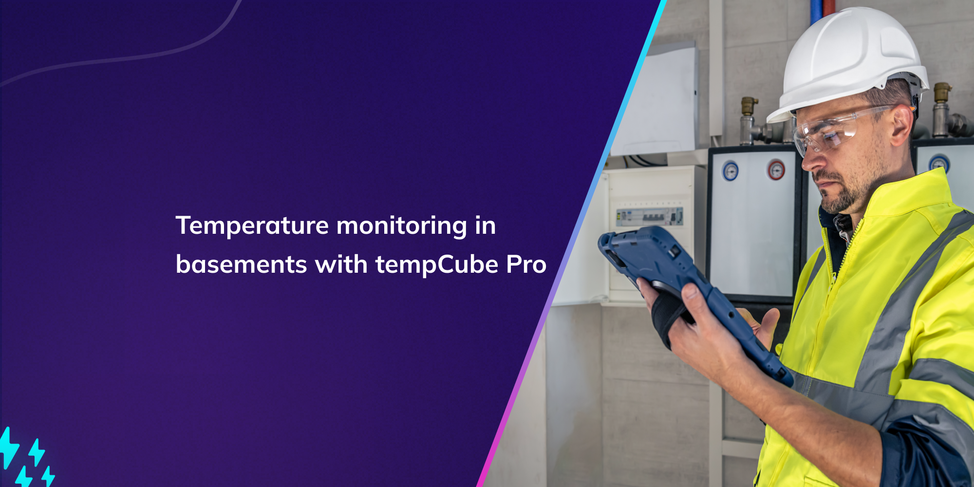 Temperature monitoring in basements with tempCube Pro