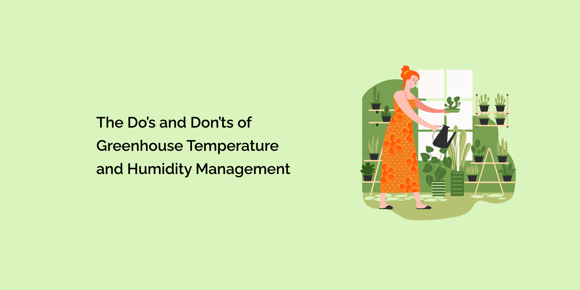 The Do's and Don'ts of Greenhouse Temperature and Humidity Management