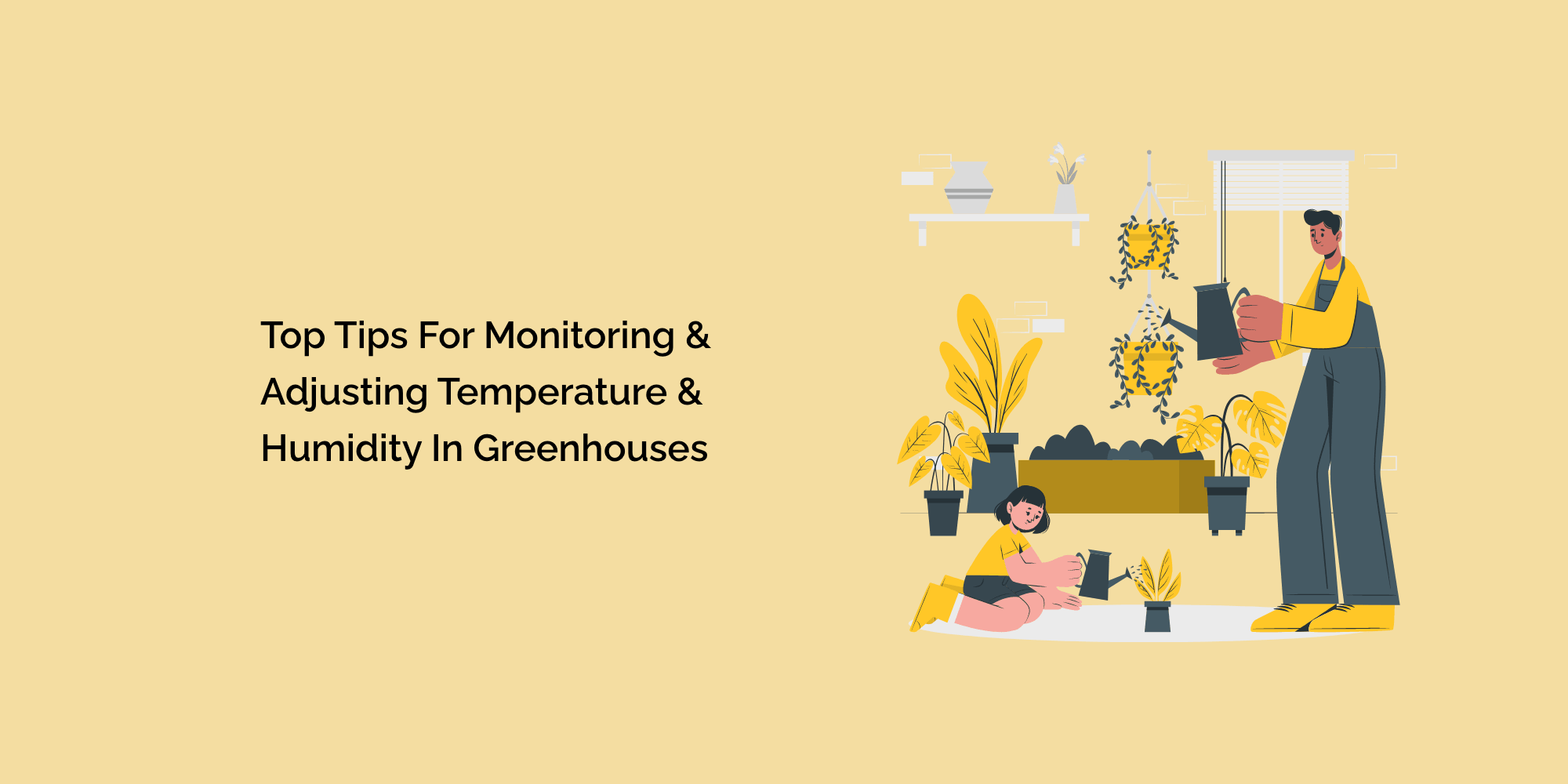 Top Tips for Monitoring and Adjusting Temperature and Humidity in Greenhouses