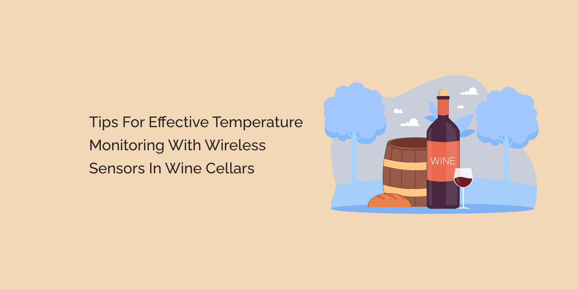 Tips for effective temperature monitoring with wireless sensors in Wine cellars
