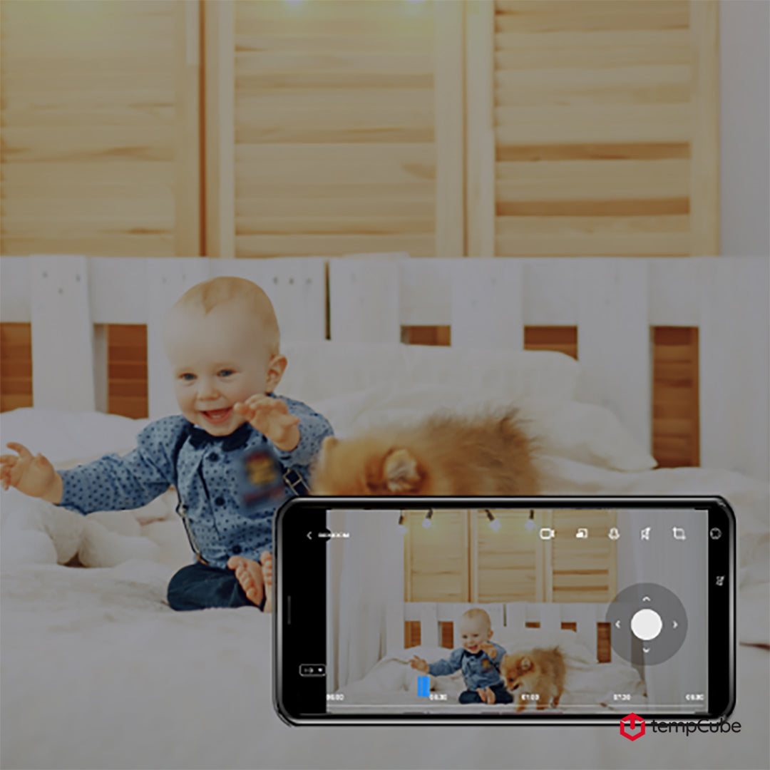 tempCube - Indoor Wifi Baby &amp; Security Camera (🇺🇸 Delivery 2 - 3 days)
