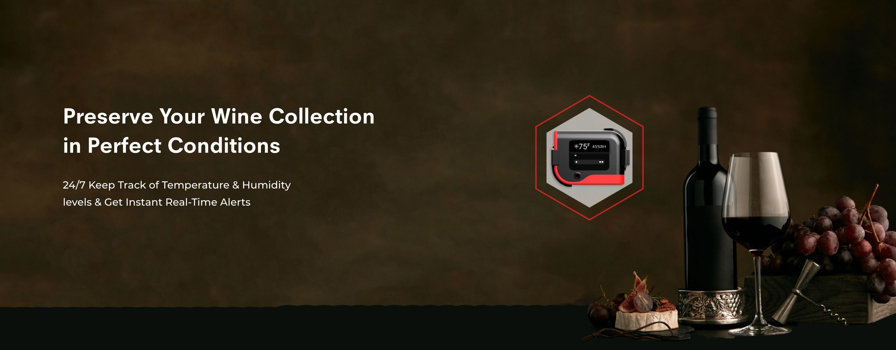 RealTime Monitoring for Your Wine Cellar Get Wifi Temperature